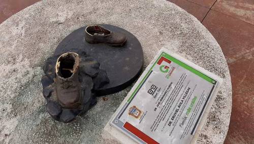 Condenado a15 años de prisión por robar estatua de astronauta en Zinacantepec